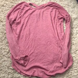 Rue 21 Long Sleeve Pink Shirt